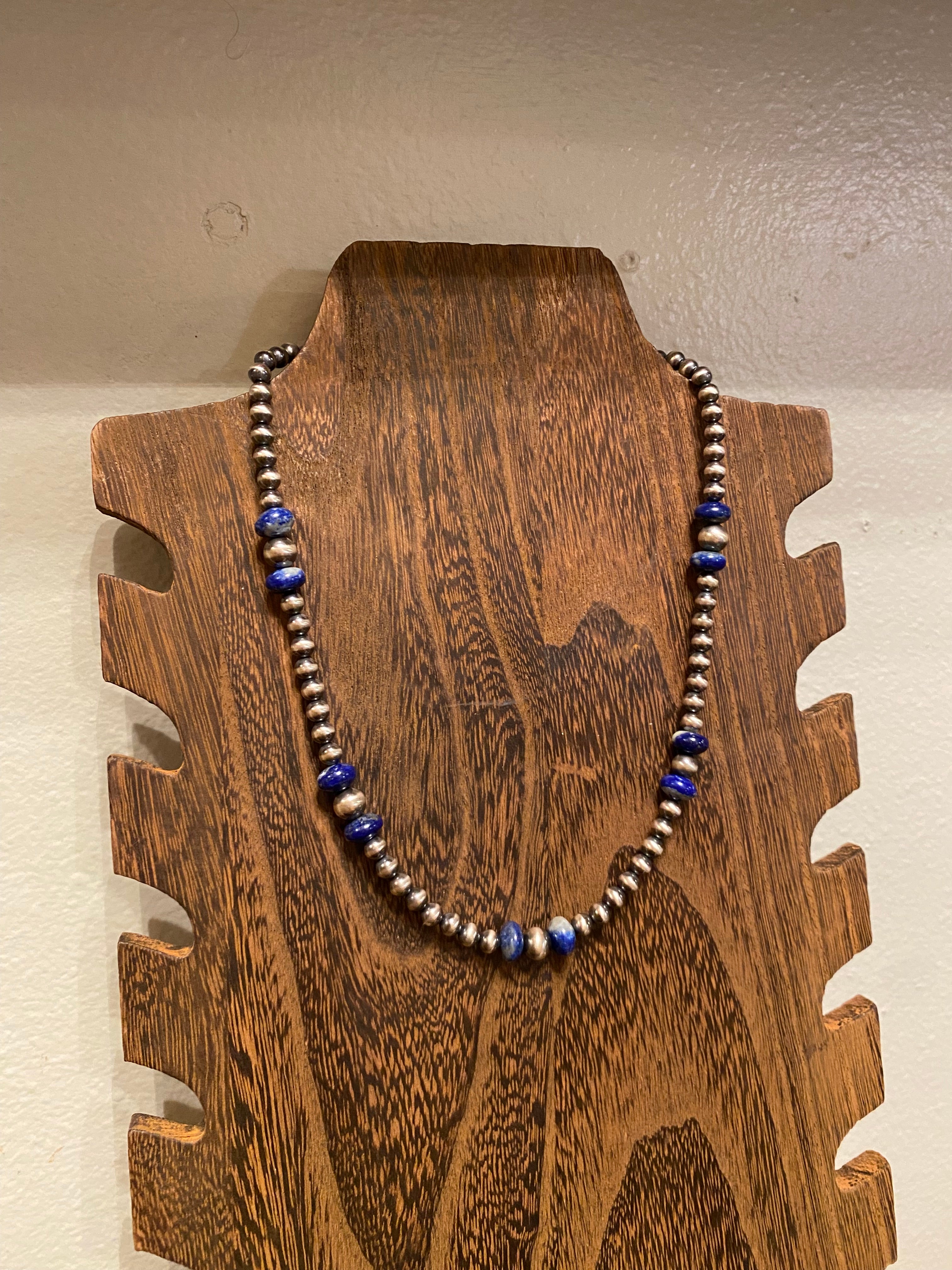 16” Blue Lapis Necklace