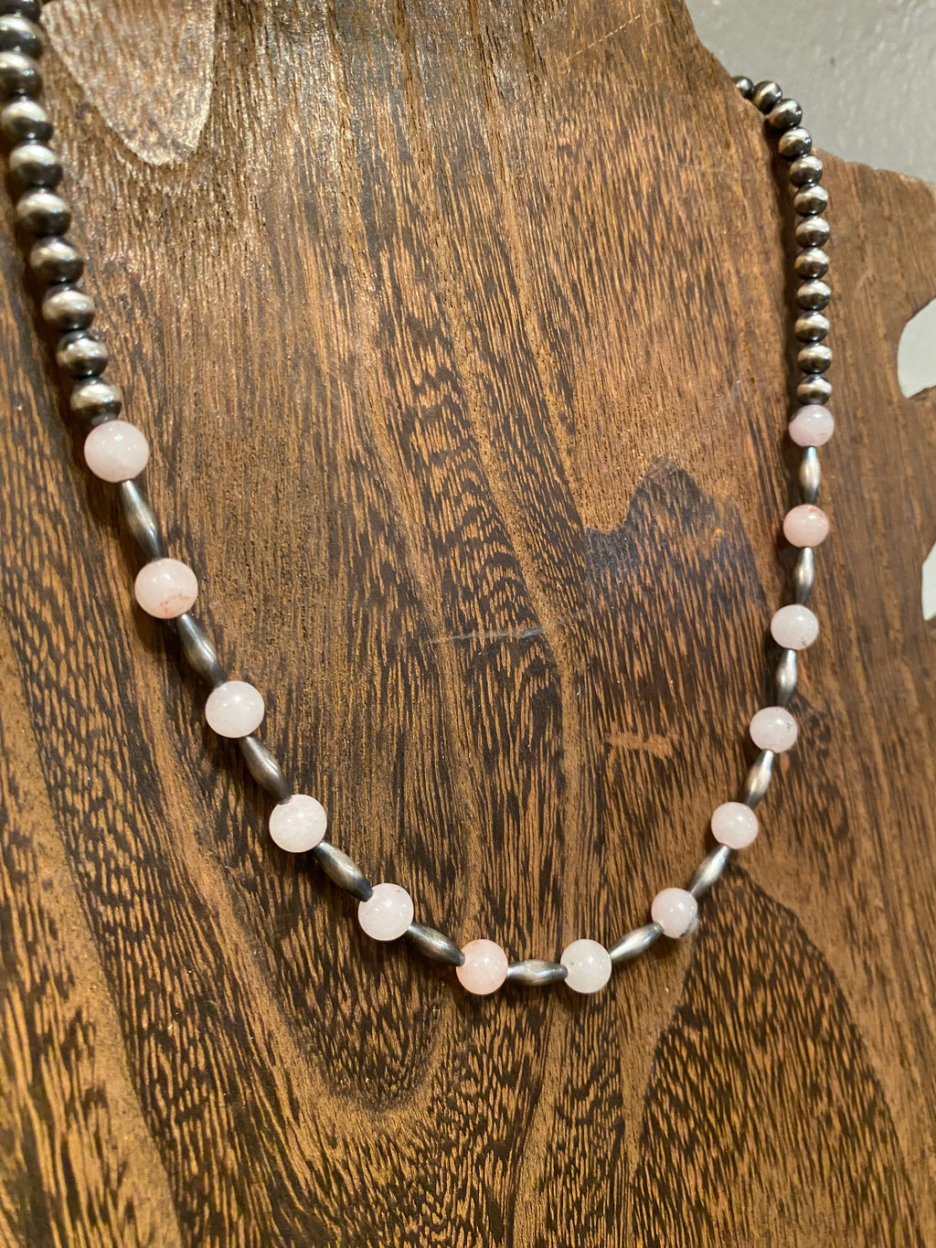 16” Pink Opal Necklace