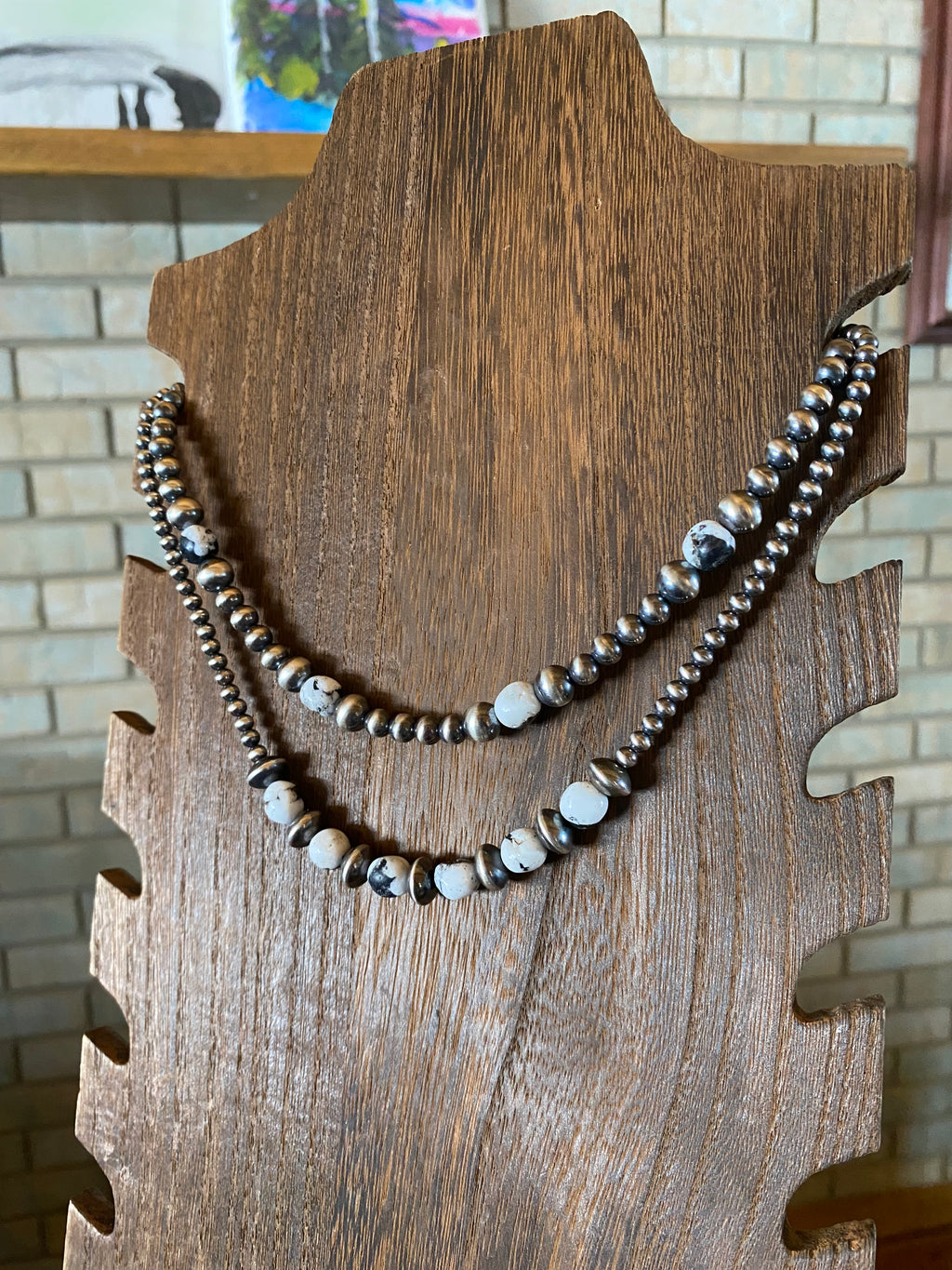 16-18” White Buffalo Necklace