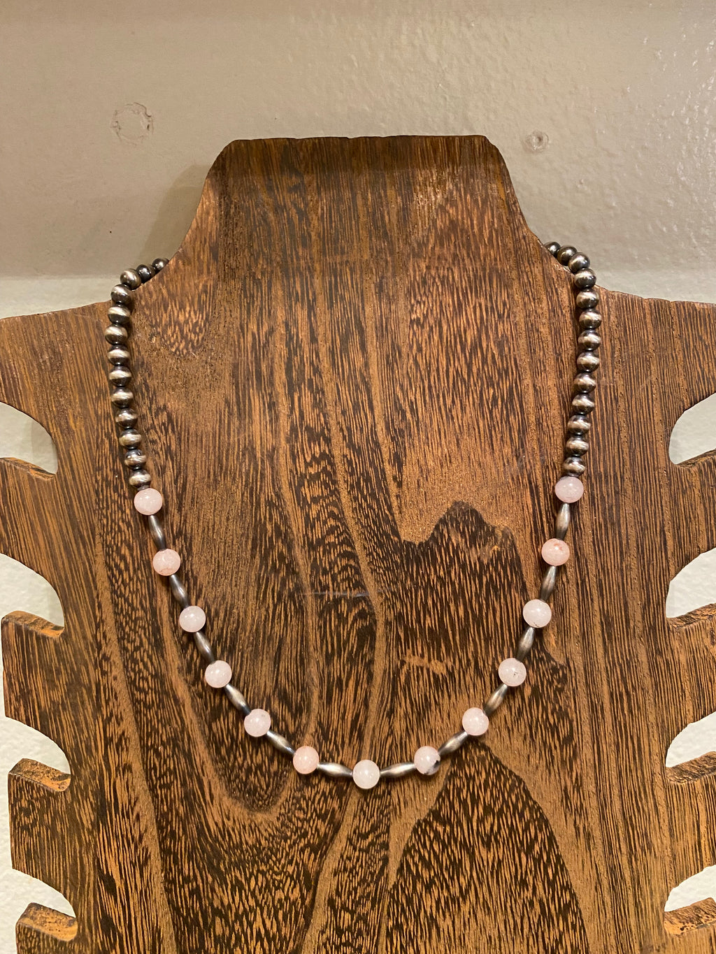 16” Pink Opal Necklace