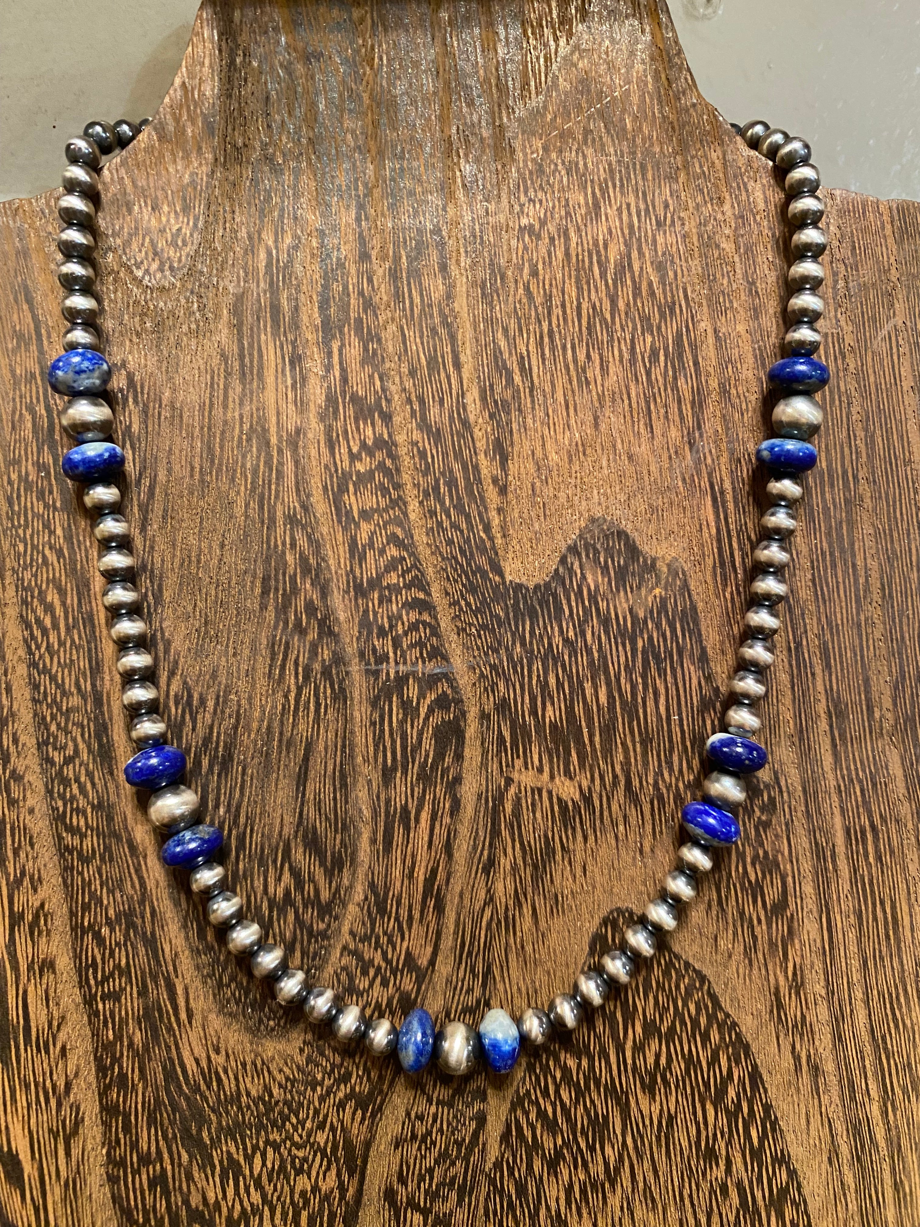 16” Blue Lapis Necklace