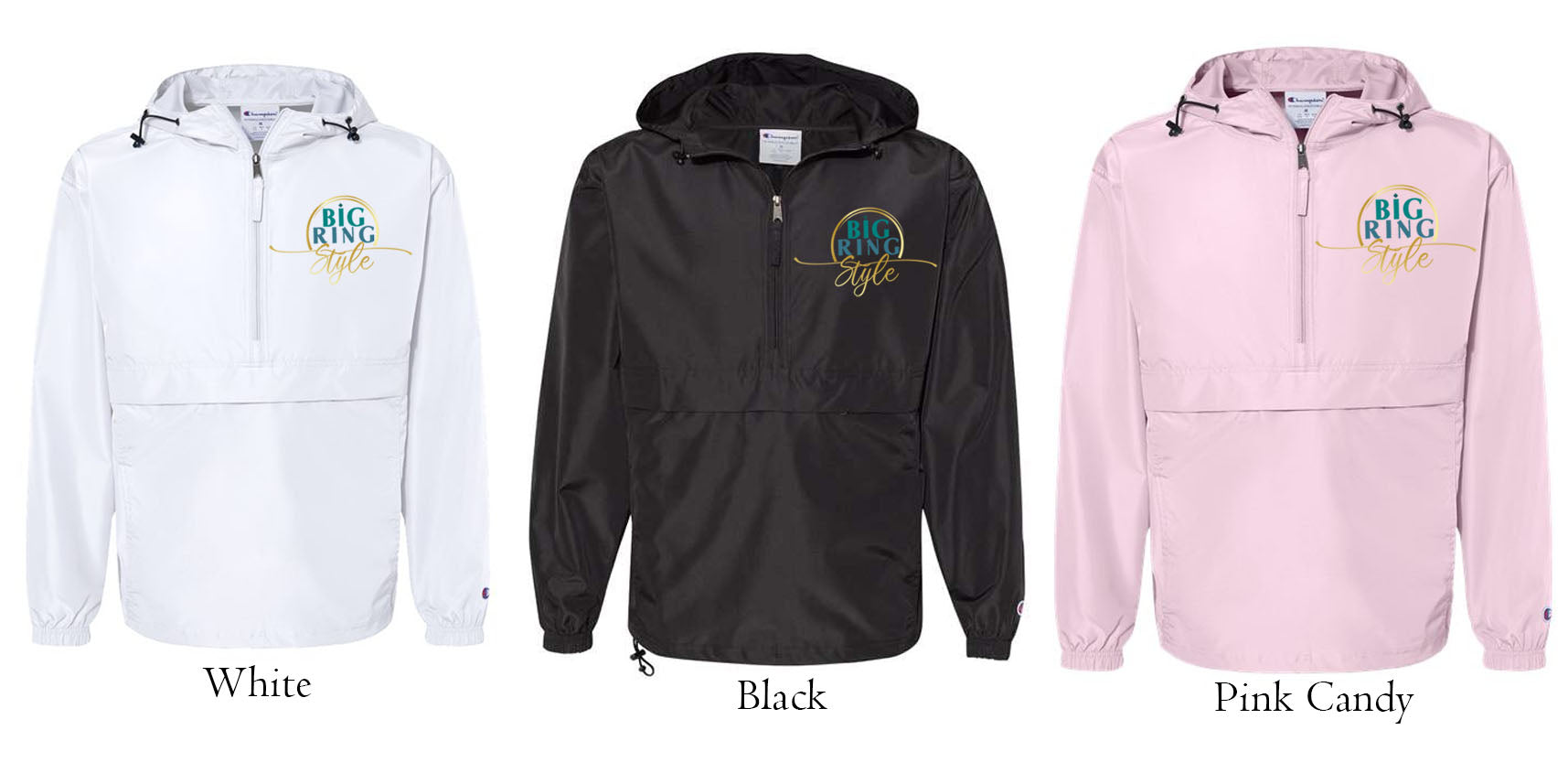 Champion Unisex Packable Anorak Jacket (3 colors)