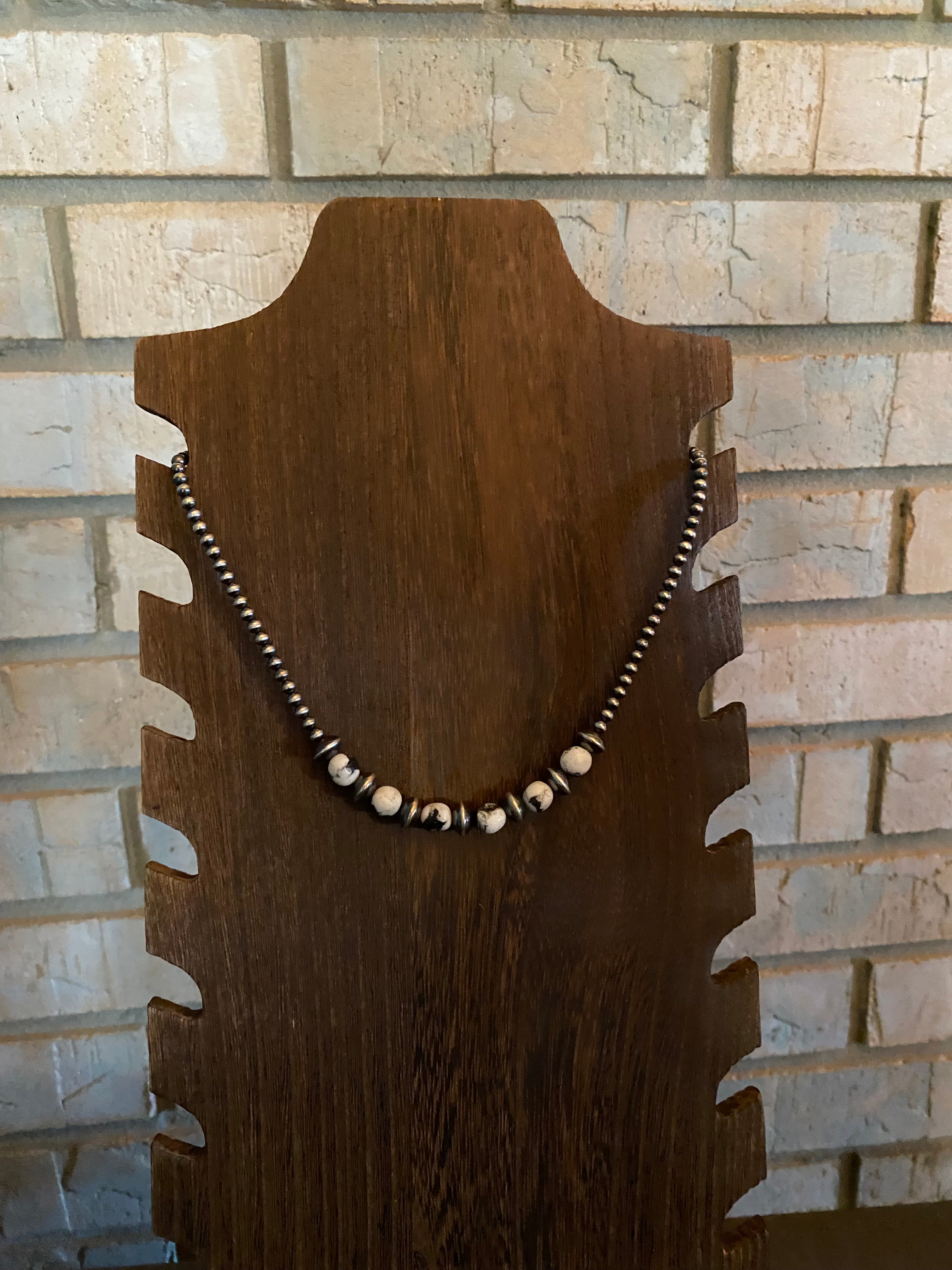 16-18” White Buffalo Necklace