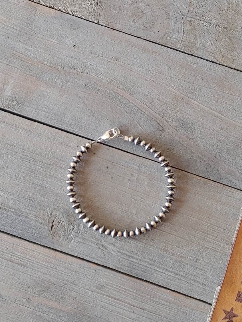 4mm & saucer Bracelet
