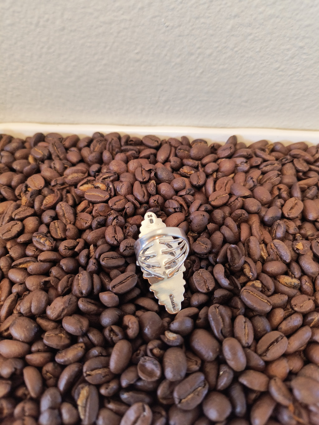 Plum Spiny Ring size 9