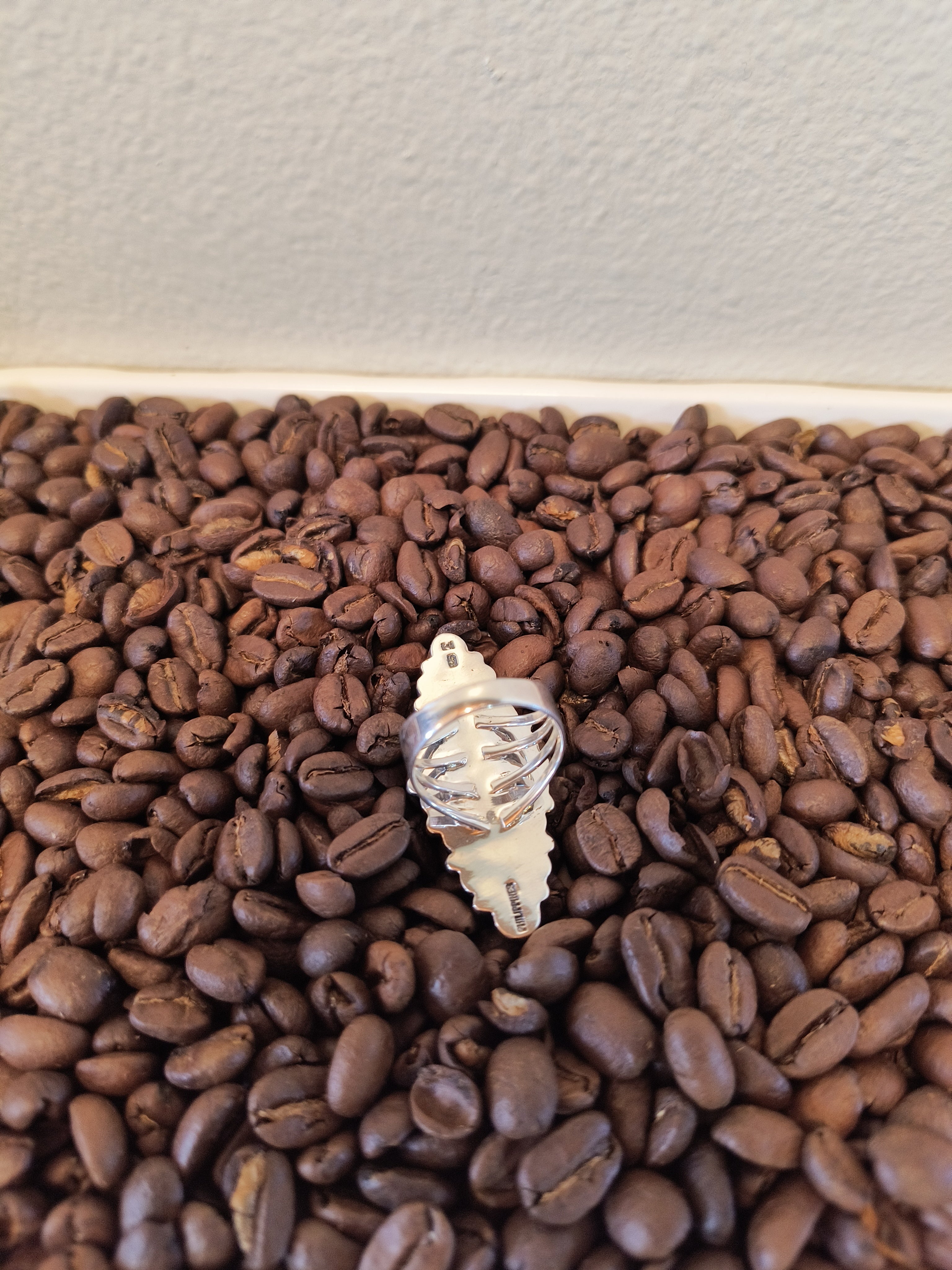 Plum Spiny Ring size 9